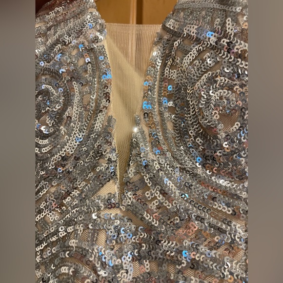 One of a kind Sheri Hill Prom Dress! Has been worn one time, in great condition. - Picture 3 of 6